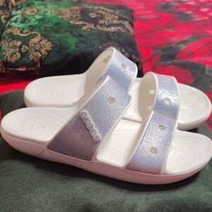 CROCS Women's and White Sandals